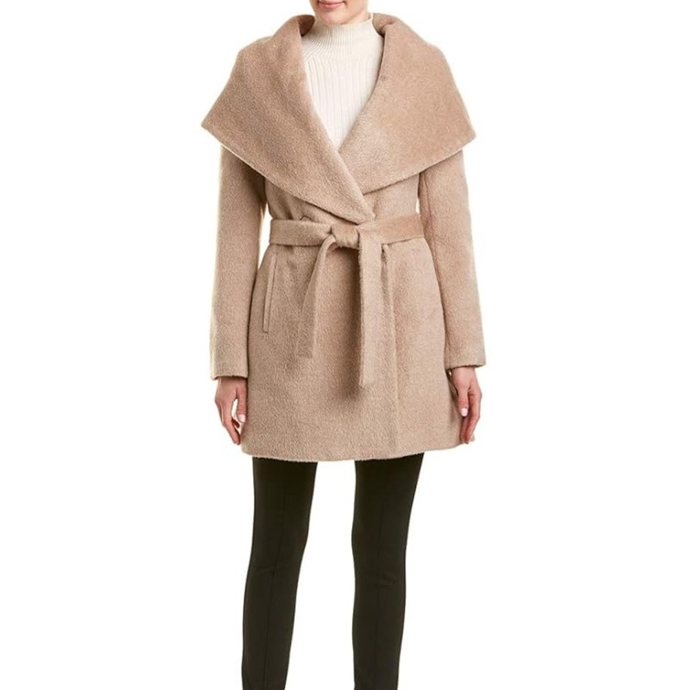 Trina Turk Black Wool Coat
